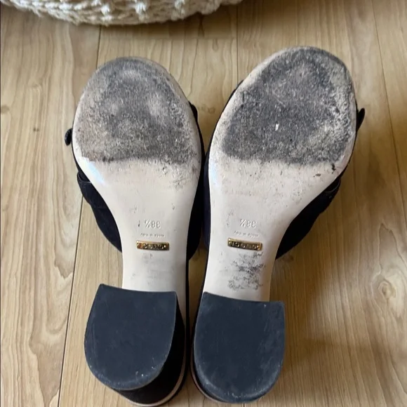 Gucci Black Mules with Fringe - Picture 7 of 7